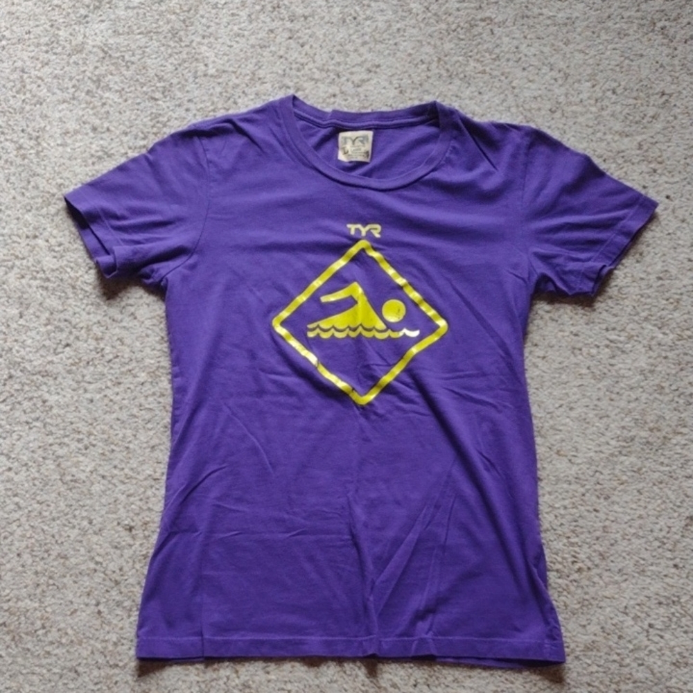 Purple Swim TYR Graphic T-Shirt